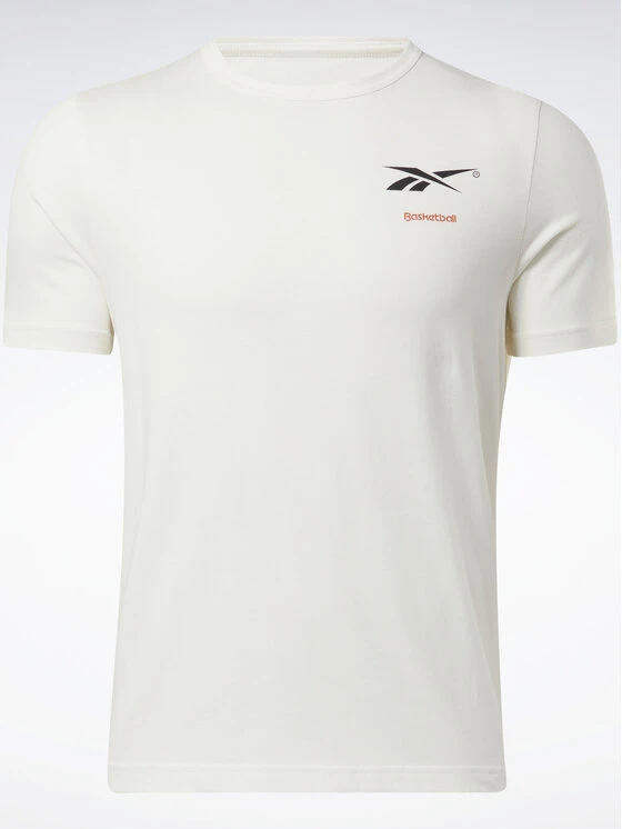 T-Shirt Reebok Basketball Court Top T-Shirt HN5804 Weiß Relaxed Fit 8 T-Shirt Reebok Basketball Court Top T-Shirt HN5804 Weiß Relaxed Fit – Bild 6