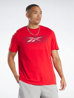 T-Shirt Reebok Graphic Series T-Shirt HS4883 Rot Regular Fit