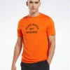 Reebok T-Shirt Training Graphic IC7665 Orange Active Fit -Angebote Modig Welt Store reebok t shirt training graphic ic7665 orange active fit