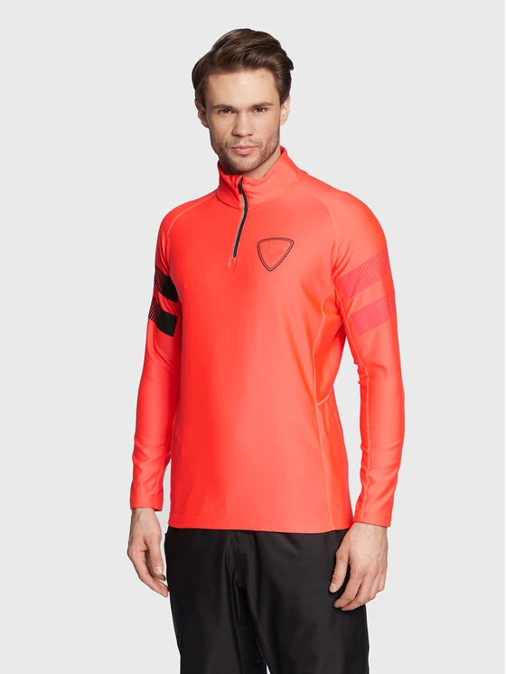 Rossignol Technisches Sweatshirt Classique Hero RLLML03 Orange Slim Fit 3 Rossignol Technisches Sweatshirt Classique Hero RLLML03 Orange Slim Fit