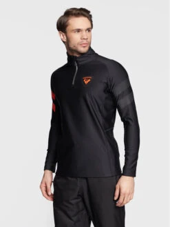 Rossignol Technisches Sweatshirt Classique Hero RLLML03 Schwarz Slim Fit