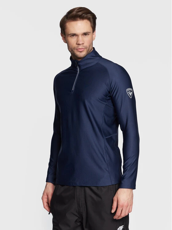 Rossignol Technisches Sweatshirt Classique RLLML16 Dunkelblau Slim Fit 3 Rossignol Technisches Sweatshirt Classique RLLML16 Dunkelblau Slim Fit