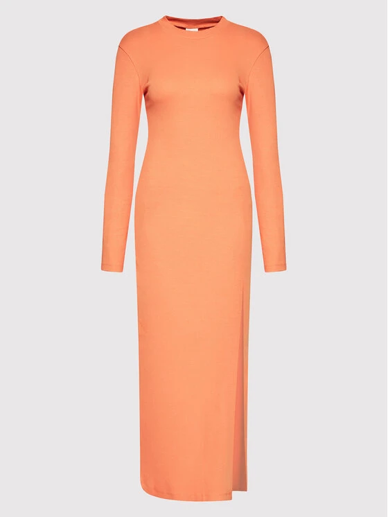 Strickkleid SP22-SUD522 Orange Slim Fit 8 Strickkleid SP22-SUD522 Orange Slim Fit – Bild 6