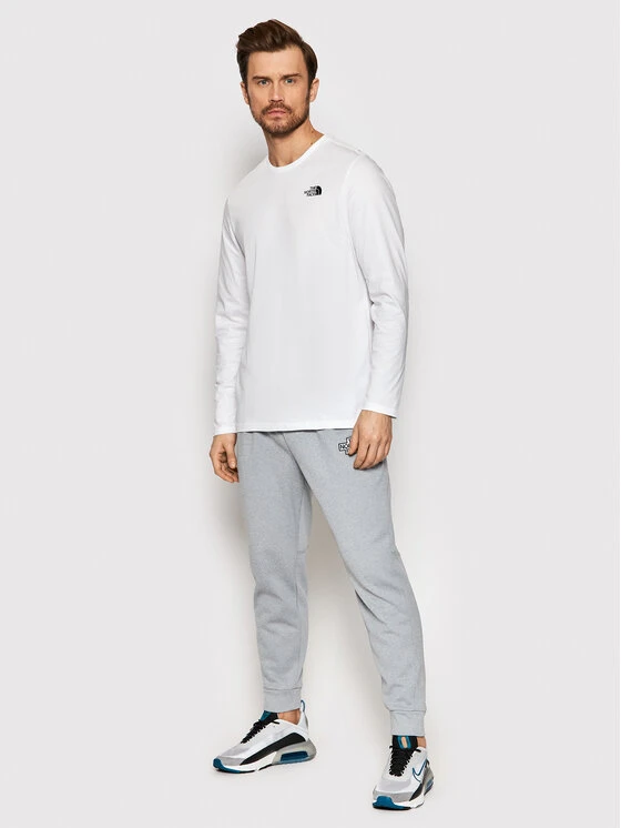 The North Face Longsleeve Easy NF0A2TX1 Weiß Regular Fit 3 The North Face Longsleeve Easy NF0A2TX1 Weiß Regular Fit