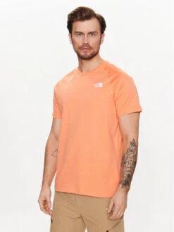 The North Face T-Shirt Faces NF00CEQ8 Orange Regular Fit