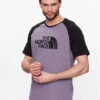 The North Face T-Shirt Raglan Easy NF0A37FV Violett Regular Fit