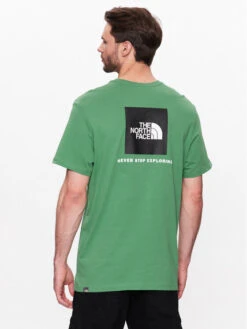 The North Face T-Shirt Red Box NF0A2TX2 Grün Regular Fit -Angebote Modig Welt Store the north face t shirt red box nf0a2tx2 grun regular fit 1 2