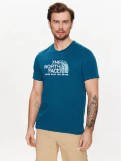 The North Face T-Shirt Rust NF0A4M68 Dunkelblau Regular Fit