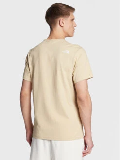 The North Face T-Shirt Woodcut Dome NF0A827H Beige Regular Fit -Angebote Modig Welt Store the north face t shirt woodcut dome nf0a827h beige regular fit 2