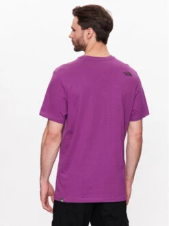 The North Face T-Shirt Woodcut Dome NF0A827H Violett Regular Fit -Angebote Modig Welt Store the north face t shirt woodcut dome nf0a827h violett regular fit 2