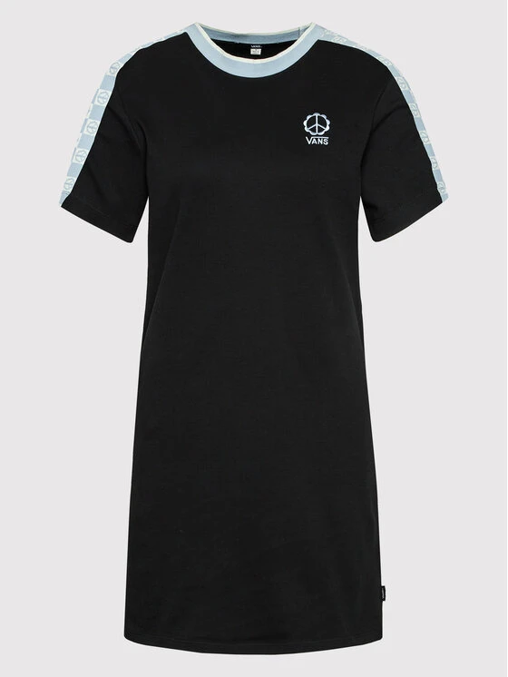 Vans Kleid Für Den Alltag Peace Checkerboard VN0A7RM9 Schwarz Regular Fit 7 Vans Kleid Für Den Alltag Peace Checkerboard VN0A7RM9 Schwarz Regular Fit – Bild 5