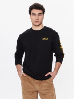 Vans Longsleeve Banner Logo VN00003J Schwarz Classic Fit