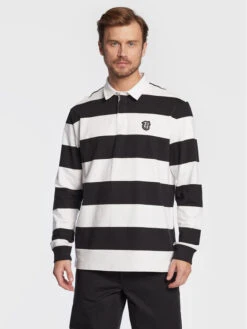 Vans Polohemd Checkerboard Research VN0A7SEM Schwarz Classic Fit