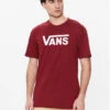 Vans T-Shirt Classic VN000GGG Rot Classic Fit