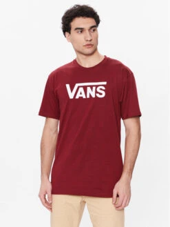 Vans T-Shirt Classic VN000GGG Rot Classic Fit
