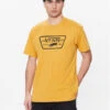 Vans T-Shirt Full Patch VN000QN8 Gelb Classic Fit